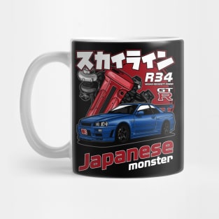 Skyline GTR R34 Mug